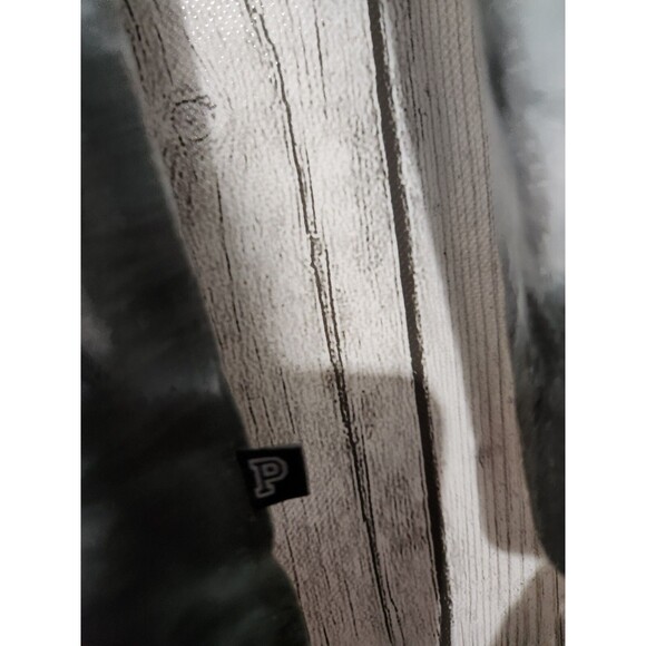 PINK Turtleneck Women’s Small Gray Active Pullover Acid Wash Tie Die Long Sleeve - Picture 3 of 6